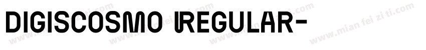 DigisCosmo Regular字体转换